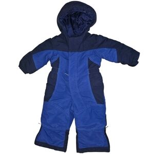 L.L. Bean Kids Two-Tone Blue Jumpsuit